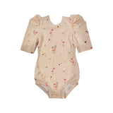 Leotard in Garden Flowers